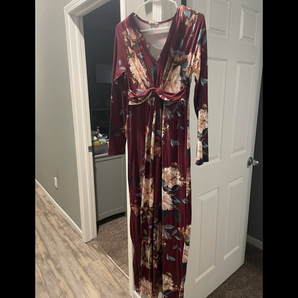 Pink Blush Maternity Dress